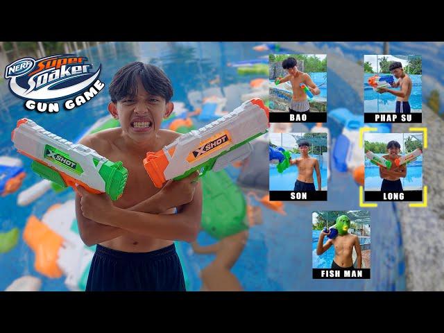 NERF GUN GAME | SUPER SOAKER EDITION 1.0 (Nerf First Person Shooter)