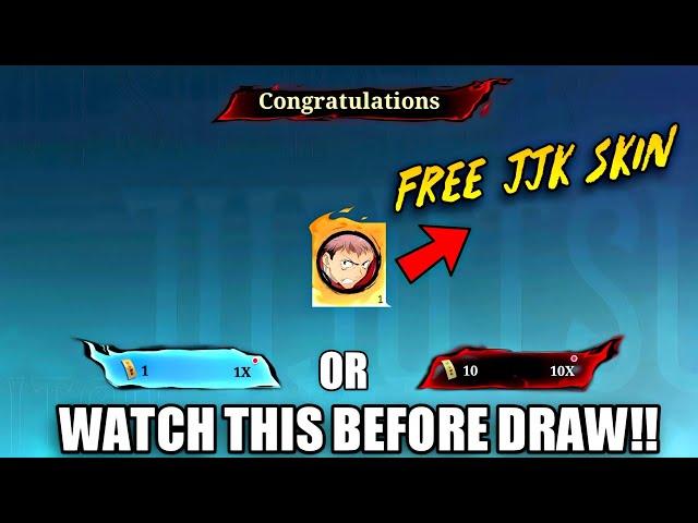 DON'T DO THIS MISTAKE! - 1X DRAW OR 10X DRAW | MOBILE LEGENDS X JUJUTSU KAISEN