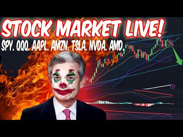 BIGGEST BULL TRAP I HAVE EVER SEEN! Stock Market Live!