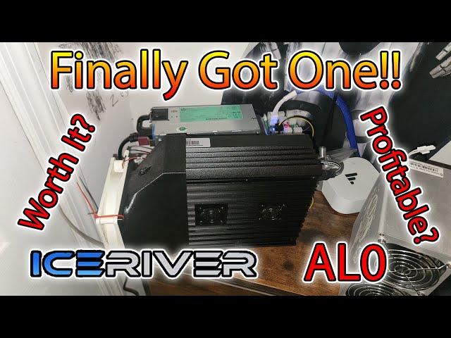 Iceriver AL0 Alephium Miner setup & profits atm