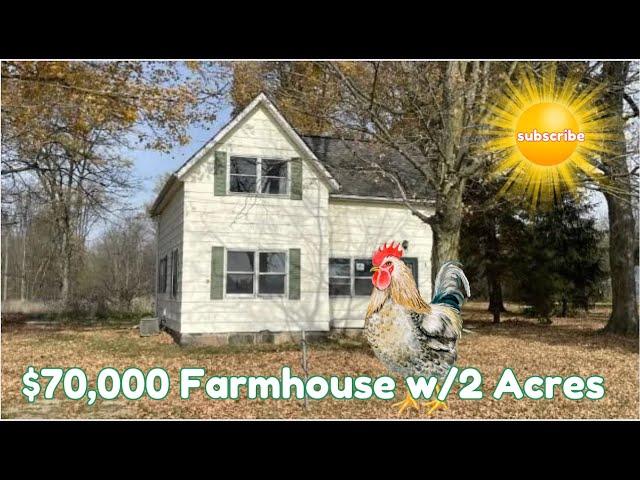 Look  It's a $70k Farmhouse  in Michigan w/2 Acres