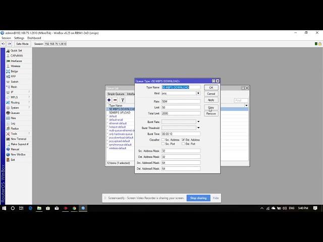 Mikrotik bandwidth manage dhcp