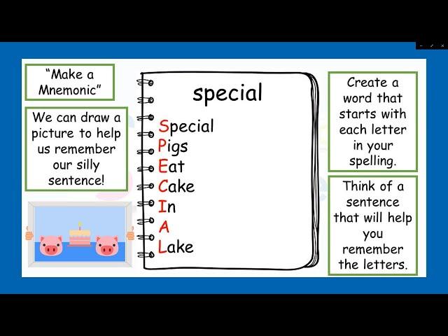 Mnemonics Video Lesson