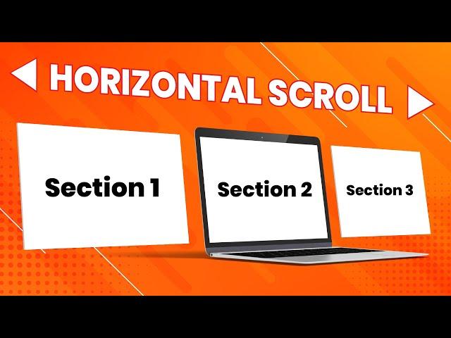 Elementor FREE Horizontal Scrolling | NO plugins (CSS ONLY)