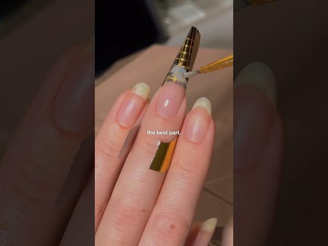 I can’t believe this worked#gelnails #nails #diynails #naturalnails #nailcare #thegraytergood