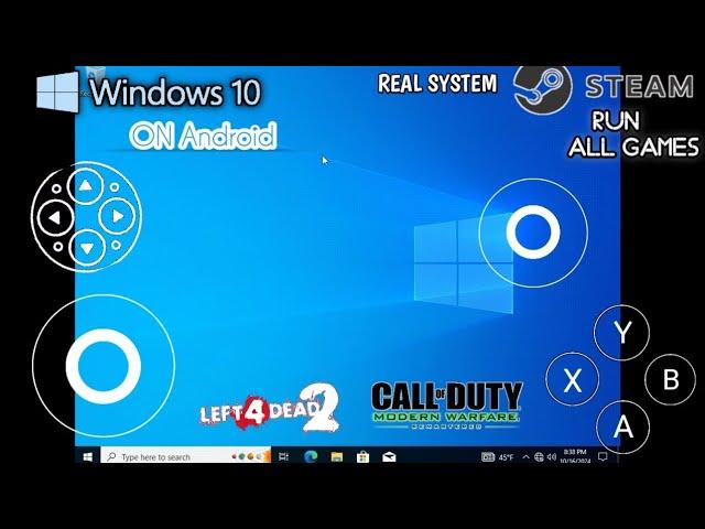 Run Windows 10 On Android Phone with all games offline Limbo PC Emulator