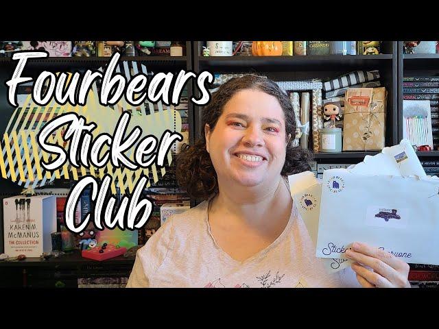 Fourbears Sticker Club double packs!