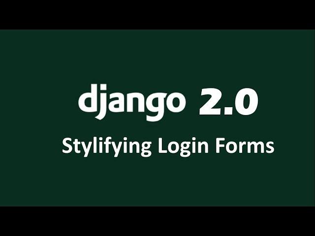 How to stylify Django Built in Login form using Bootstrap | How to add class to Login form