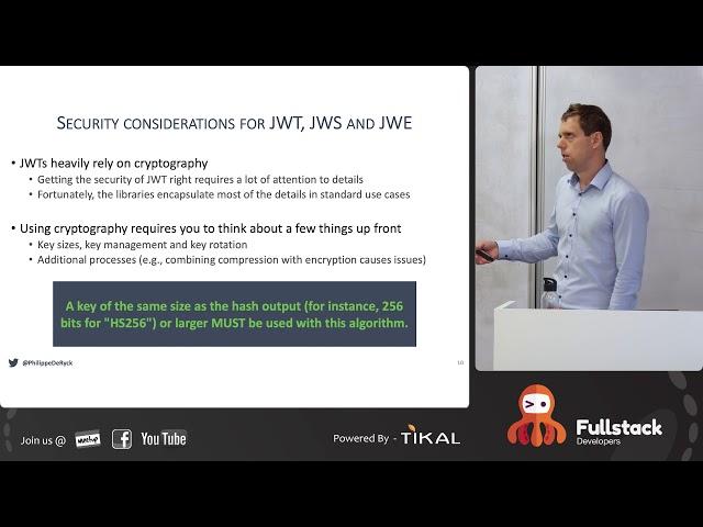 The Parts of JWT Security Nobody Talks About | Philippe De Ryck, Google Developer Expert