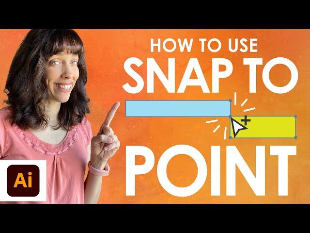 How to Use Snap to Point in Illustrator [Adobe]