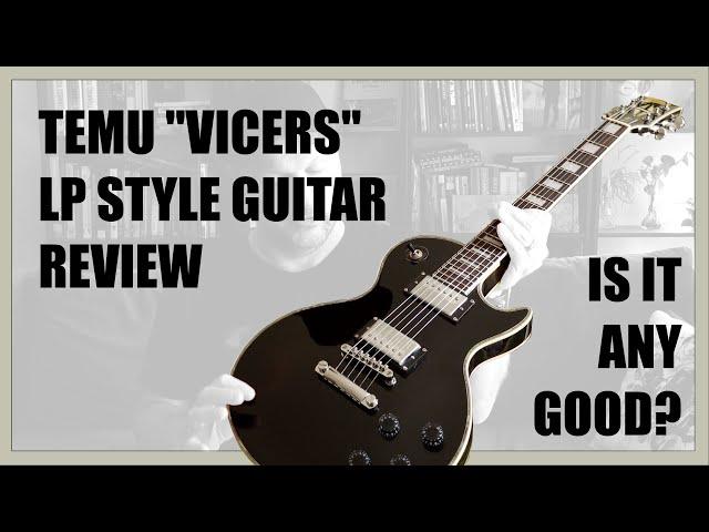 Temu Vicers LP Custom Guitar