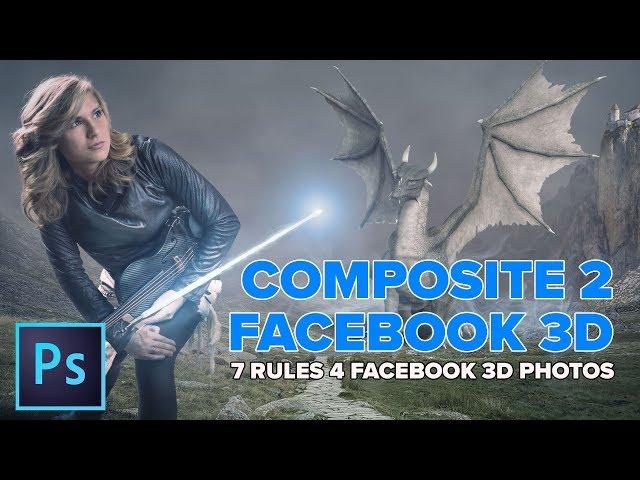 Facebook 3D photo from Layers in PHOTOSHOP | 7 Tips for stunning facebook 3D photos