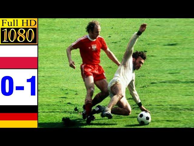 Poland 0-1 Germany world cup 1974 | Full highlight | 1080p HD