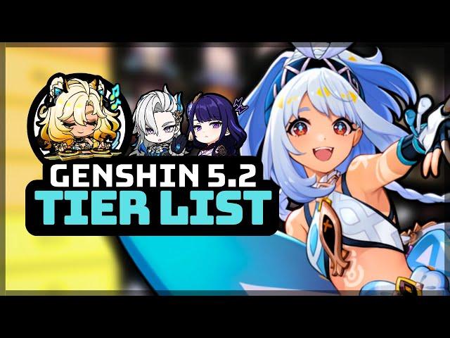 5.2 Pre-Mavuika TIER LIST - GENSHIN IMPACT