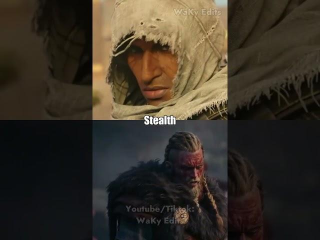 Assassin's Creed Origins vs Assassin's Creed Valhalla #assassinscreed