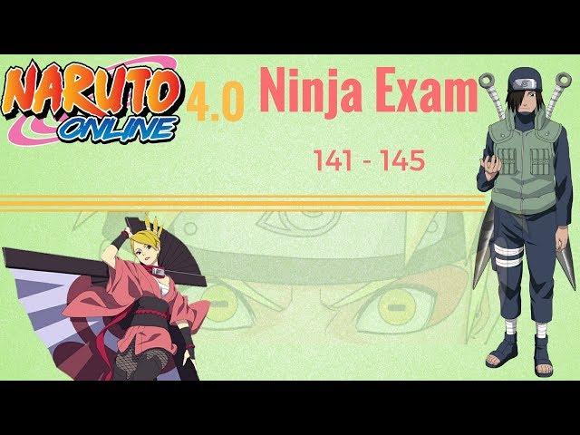 Naruto Online 4.0: Ninja Exam Lv 141 - 145 | Wind Main