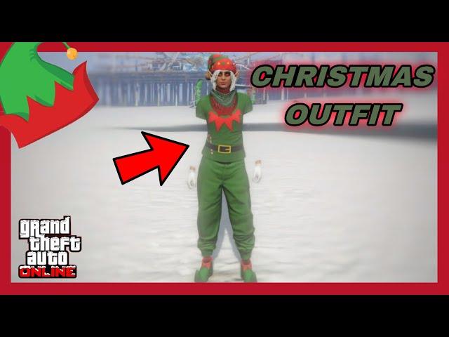 GTA 5 ONLINE - FEMALE GREEN JOGGERS ELF INVISIBLE ARMS GLITCH MODDED OUTFIT