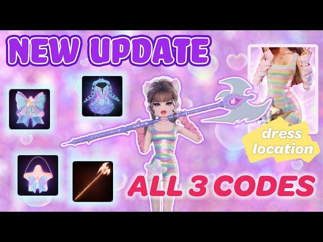 ALL 3 CODES - New Update in Dress To Impress