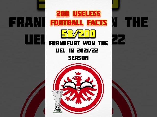 58/200 USELESS FOOTBALL FACTS #football #europaleague