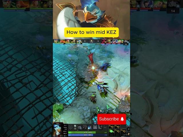 This is how to win mid using KEZ new dota 2 hero #dota2 #dota2newhero