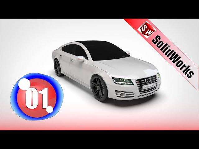 SolidWorks Modeling Audi RS 7 Episode 01