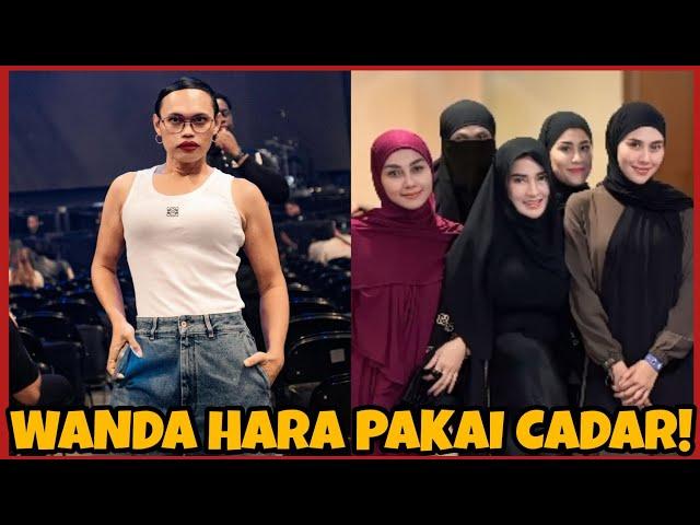 HEBOH, WANDA HARA IKUT KAJIAN USTADZ HANAN ATTAKI PAKAI CADAR PADAHAL SEORANG PRIA!