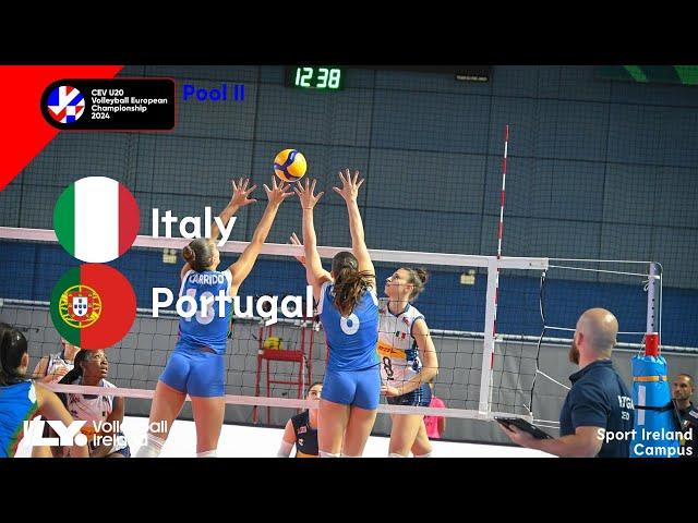 Full Match | Italy vs Portugal - CEV U20 Volleyball European Championship 2024 | Women