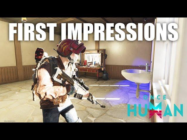 My First Day Playing Once Human A New Survival PVP Game - First Impressions