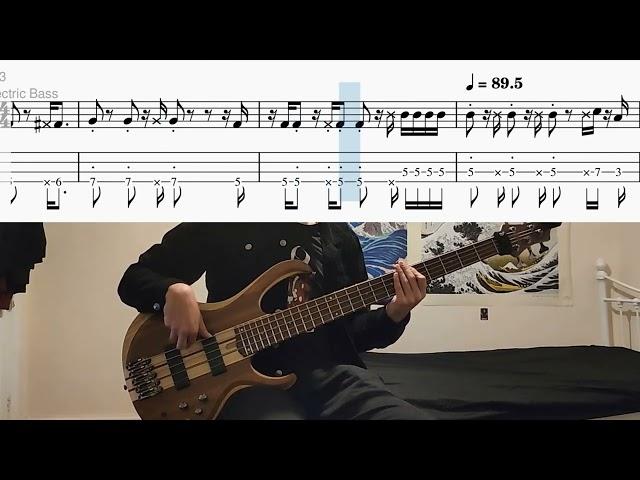 Vulfpeck - Back Pocket - Bass Cover (Tab and Notation in Video)