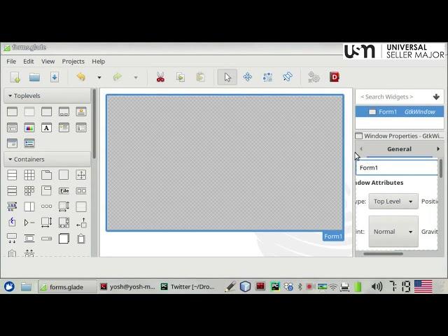 Python3 GTK Glade tutorial first step