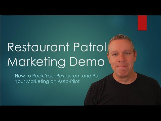 Restaurant Patrol Marketing [Full Demo Video]