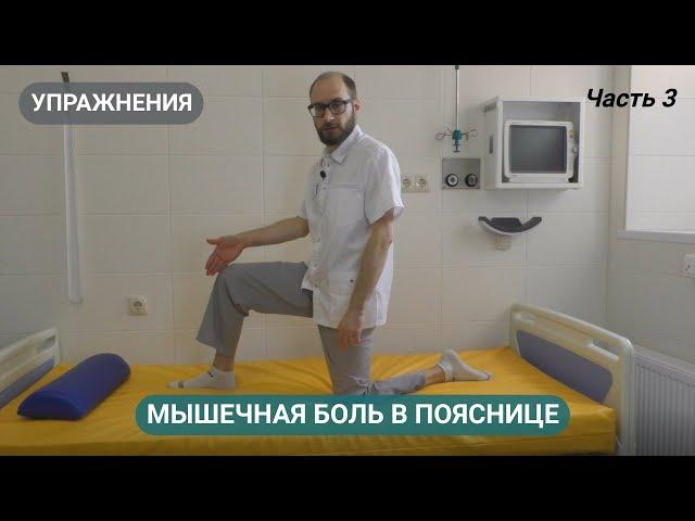 КАКИЕ УПРАЖНЕНИЯ ДЕЛАТЬ ПРИ БОЛИ В ПОЯСНИЦЕ? (часть 3)