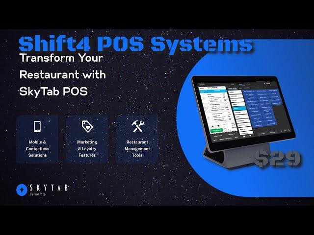 Texas Shift4 Skytab POS For Restaurants 2025  Skytab Point of Sale System Training Video