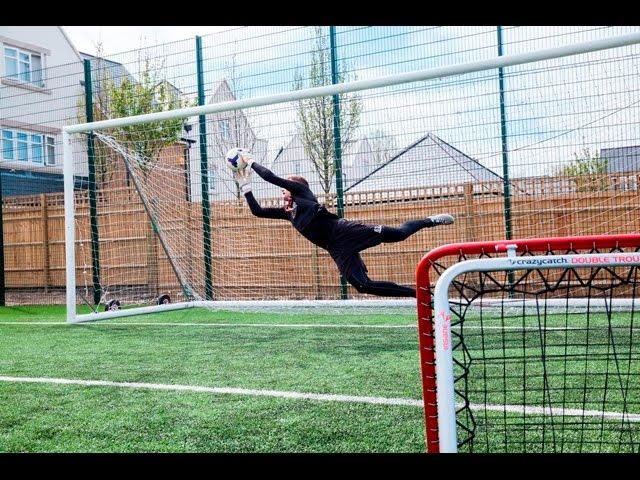 Goalkeeper training session at Crystal Palace FC with Crazy Catch