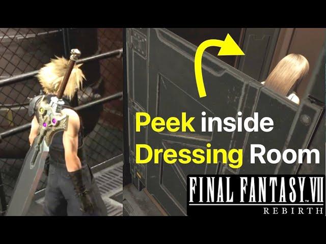 FF7 Rebirth: Peek Inside Dressing Room (Final Fantasy VII Rebirth) Tifa and Aerith