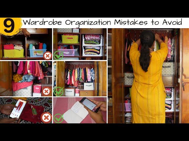 9 Wardrobe Organization Mistakes To Avoid-Space Saving Wardrobe Organization Ideas-Diwali Hacks