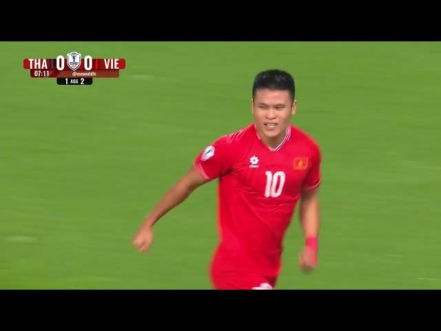 PHAM TUAN HAI GOAL |  THAILAND 0-1 VIETNAM  | #MITSUBISHIELECTRICCUP 2024