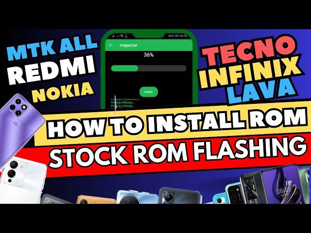 Stock ROM Flashing: Redmi Infinix Tecno Firmware Install (Urdu/Hindi Guide with Free Tool) #stockrom