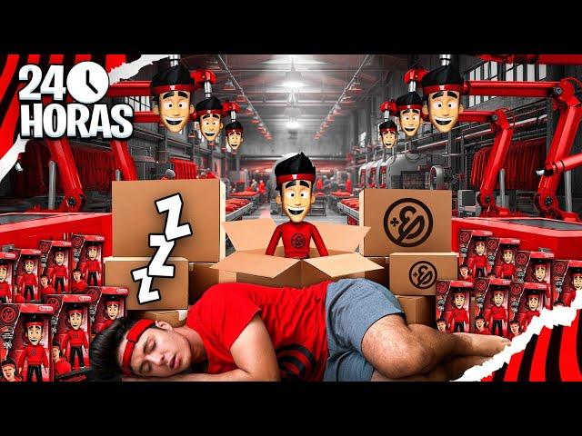 PASSAMOS A NOITE ESCONDIDOS EM UMA FÁBRICA DE BRINQUEDOS! *Conseguimos?