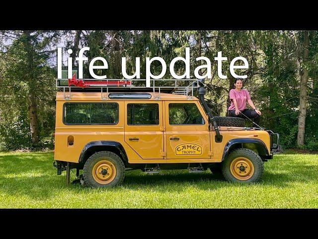Truck Camping in a Camel Trophy Defender!
