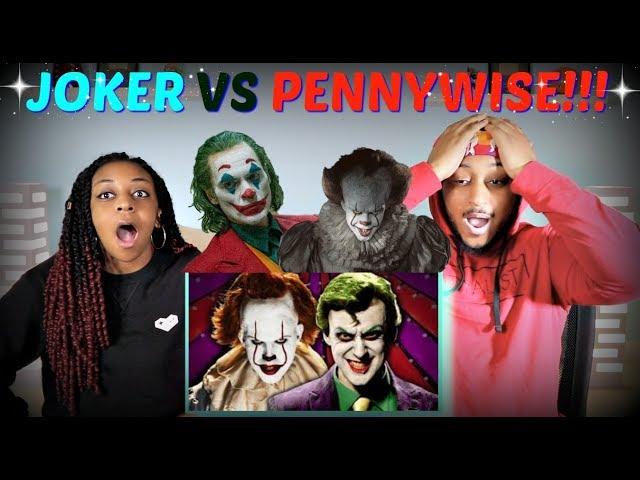 Epic Rap Battles Of History "The Joker vs Pennywise" REACTION!!