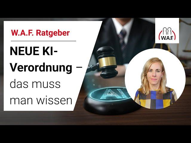 NEUE KI-Verordnung und was der BR dazu wissen muss | Betriebsrat Video