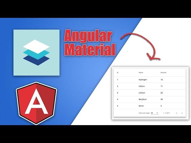 Angular Material Data Table Tutorial