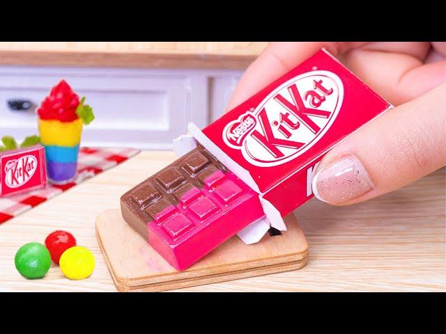 Sweet KITKAT Cake DessertAmazing Miniature Chocolate KITKAT Cake Decorating Recipe 1000+Tasty Cake