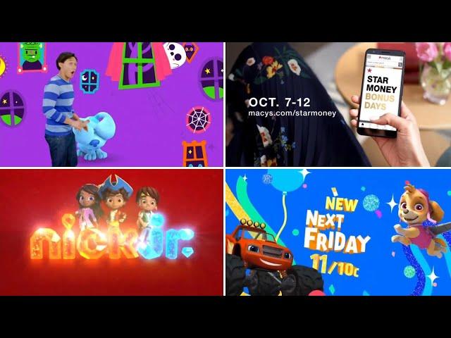 Nickelodeon "Nick Jr." Commercial Breaks (October 9, 2020)