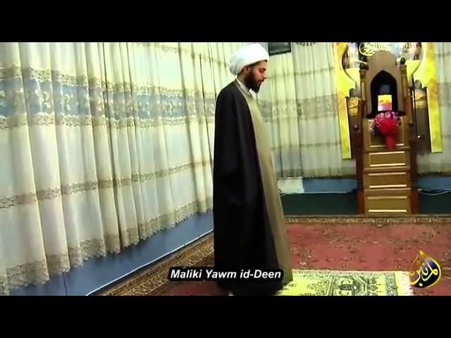 Shia Sheikh yasser al Habib praying   while cursing the Sahaba