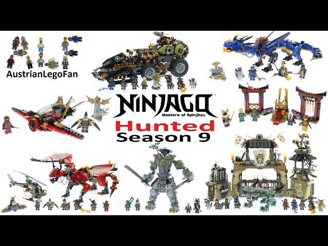 All Lego Ninjago Season 9 Hunted Sets Summer 2018 - Lego Speed Build Review