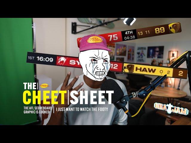 "OPENING ROUND IN THE AFL GIVES ME BLUE BALLS" | The CHEETSheet EP.2