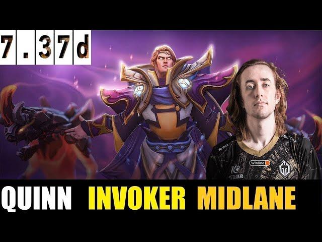  QUINN [INVOKER] MID 7.37D - DOTA 2 HIGHEST MMR MATCH#dota2 #dota2gameplay #quinn