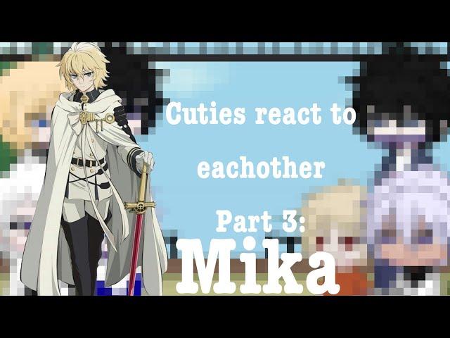 Fandoms react to each other - Part 3: Mika || Seraph of the End || x2 speed ||